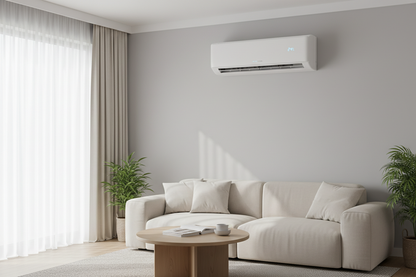 Wall Split System Air Conditioner in a room
